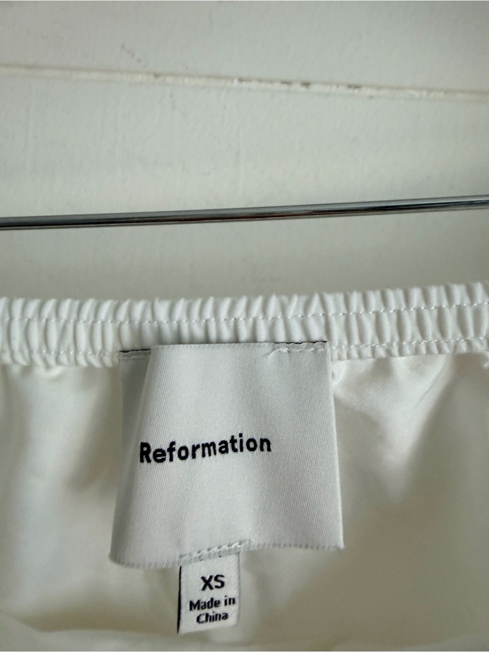 Reformation Rosemary Skirt - White - Picture 2 of 8